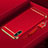 Schutzhülle Luxus Metall Rahmen und Kunststoff Schutzhülle Tasche M03 für Huawei Enjoy 10e Rot