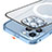 Schutzhülle Luxus Metall Rahmen und Kunststoff Schutzhülle Tasche mit Mag-Safe Magnetic Magnetisch Bling-Bling LF1 für Apple iPhone 13 Pro