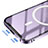Schutzhülle Luxus Metall Rahmen und Kunststoff Schutzhülle Tasche mit Mag-Safe Magnetic Magnetisch LK1 für Apple iPhone 15 Pro