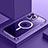 Schutzhülle Luxus Metall Rahmen und Kunststoff Schutzhülle Tasche mit Mag-Safe Magnetic Magnetisch QC3 für Apple iPhone 12 Pro Violett