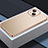 Schutzhülle Luxus Metall Rahmen und Kunststoff Schutzhülle Tasche QC3 für Apple iPhone 13