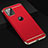 Schutzhülle Luxus Metall Rahmen und Kunststoff Schutzhülle Tasche T01 für Apple iPhone 11 Pro Max Rot