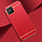 Schutzhülle Luxus Metall Rahmen und Kunststoff Schutzhülle Tasche T01 für Huawei Nova 8 SE 5G Rot