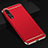 Schutzhülle Luxus Metall Rahmen und Kunststoff Schutzhülle Tasche T01 für Huawei P20 Pro Rot