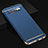 Schutzhülle Luxus Metall Rahmen und Kunststoff Schutzhülle Tasche T01 für Samsung Galaxy S10 Plus Blau