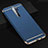 Schutzhülle Luxus Metall Rahmen und Kunststoff Schutzhülle Tasche T01 für Xiaomi Redmi Note 8 Pro Blau