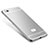 Schutzhülle Luxus Metall Rahmen und Silikon Schutzhülle Tasche M01 für Xiaomi Mi 4i Silber