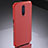 Schutzhülle Luxus Metall Rahmen und Silikon Schutzhülle Tasche M02 für Oppo R17 Pro Rot