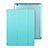 Schutzhülle Stand Tasche Leder für Apple iPad 3 Hellblau