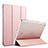 Schutzhülle Stand Tasche Leder für Apple iPad Mini 2 Rosegold