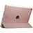 Schutzhülle Stand Tasche Leder für Apple New iPad 9.7 (2017) Rosegold