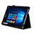 Schutzhülle Stand Tasche Leder für Microsoft Surface Pro 4 Schwarz