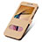 Schutzhülle Stand Tasche Leder für Samsung Galaxy J7 Prime Gold