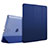 Schutzhülle Stand Tasche Leder L01 für Apple iPad 4 Blau