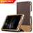 Schutzhülle Stand Tasche Leder L01 für Huawei MediaPad T2 Pro 7.0 PLE-703L Braun