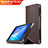 Schutzhülle Stand Tasche Leder L01 für Huawei MediaPad T3 8.0 KOB-W09 KOB-L09 Braun