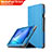 Schutzhülle Stand Tasche Leder L01 für Huawei MediaPad T3 8.0 KOB-W09 KOB-L09 Hellblau