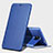 Schutzhülle Stand Tasche Leder L01 für Samsung Galaxy Note 4 SM-N910F Blau