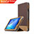 Schutzhülle Stand Tasche Leder L03 für Huawei MediaPad T3 8.0 KOB-W09 KOB-L09 Braun