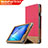 Schutzhülle Stand Tasche Leder L03 für Huawei MediaPad T3 8.0 KOB-W09 KOB-L09 Rot