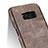 Schutzhülle Stand Tasche Leder L03 für Samsung Galaxy S8 Braun