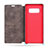 Schutzhülle Stand Tasche Leder L03 für Samsung Galaxy S8 Plus Braun