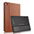 Schutzhülle Stand Tasche Leder mit Tastatur für Huawei MediaPad M5 10.8 Braun