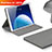 Schutzhülle Stand Tasche Stoff für Apple iPad Air 3 Grau