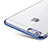 Schutzhülle Ultra Dünn Handyhülle Hülle Durchsichtig Transparent T01 für Apple iPhone 6 Blau