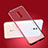 Schutzhülle Ultra Dünn Handyhülle Hülle Durchsichtig Transparent Tasche für Oppo Realme X Rot