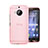 Schutzhülle Ultra Dünn Hülle Durchsichtig Transparent Matt für HTC One M9 Plus Rosa