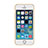 Schutzhülle Ultra Dünn Tasche Durchsichtig Transparent Matt für Apple iPhone 5S Gold