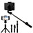 Selfie Stick Stange Bluetooth Teleskop Universal S23 Schwarz
