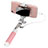 Selfie Stick Stange Verdrahtet Teleskop Universal S19 Rosa