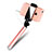 Selfie Stick Stange Verdrahtet Teleskop Universal S22 Rosegold