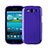Silikon Hülle Gummi Schutzhülle für Samsung Galaxy S3 III LTE 4G Violett