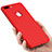 Silikon Hülle Gummi Schutzhülle Loch für Apple iPhone 7 Plus Rot