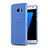 Silikon Hülle Gummi Schutzhülle Matt für Samsung Galaxy S7 Edge G935F Blau