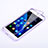 Silikon Hülle Handyhülle Flip Schutzhülle Durchsichtig Transparent für Huawei Honor 6 Plus Violett