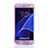 Silikon Hülle Handyhülle Flip Schutzhülle Durchsichtig Transparent für Samsung Galaxy S7 G930F G930FD Violett