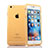 Silikon Hülle Handyhülle Flip Tasche Durchsichtig Transparent für Apple iPhone 6S Plus Gold