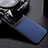 Silikon Hülle Handyhülle Gummi Schutzhülle Flexible Leder Tasche FL1 für Oppo Reno7 SE 5G Blau