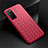 Silikon Hülle Handyhülle Gummi Schutzhülle Flexible Leder Tasche für Huawei Honor Play4 5G Rot