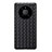 Silikon Hülle Handyhülle Gummi Schutzhülle Flexible Leder Tasche für Huawei Mate 40 Schwarz