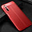 Silikon Hülle Handyhülle Gummi Schutzhülle Flexible Leder Tasche für Realme 6 Rot