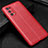 Silikon Hülle Handyhülle Gummi Schutzhülle Flexible Leder Tasche für Realme Q2 Pro 5G Rot