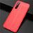 Silikon Hülle Handyhülle Gummi Schutzhülle Flexible Leder Tasche für Realme X3 Rot