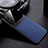 Silikon Hülle Handyhülle Gummi Schutzhülle Flexible Leder Tasche für Realme X3 SuperZoom Blau Petit