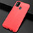 Silikon Hülle Handyhülle Gummi Schutzhülle Flexible Leder Tasche für Samsung Galaxy M21s Rot