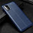 Silikon Hülle Handyhülle Gummi Schutzhülle Flexible Leder Tasche für Samsung Galaxy M51 Blau